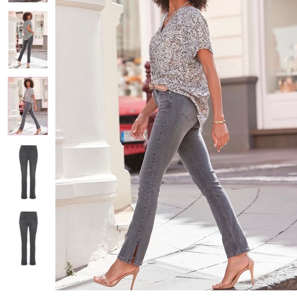 Split leg jean - Picture 2 of 3